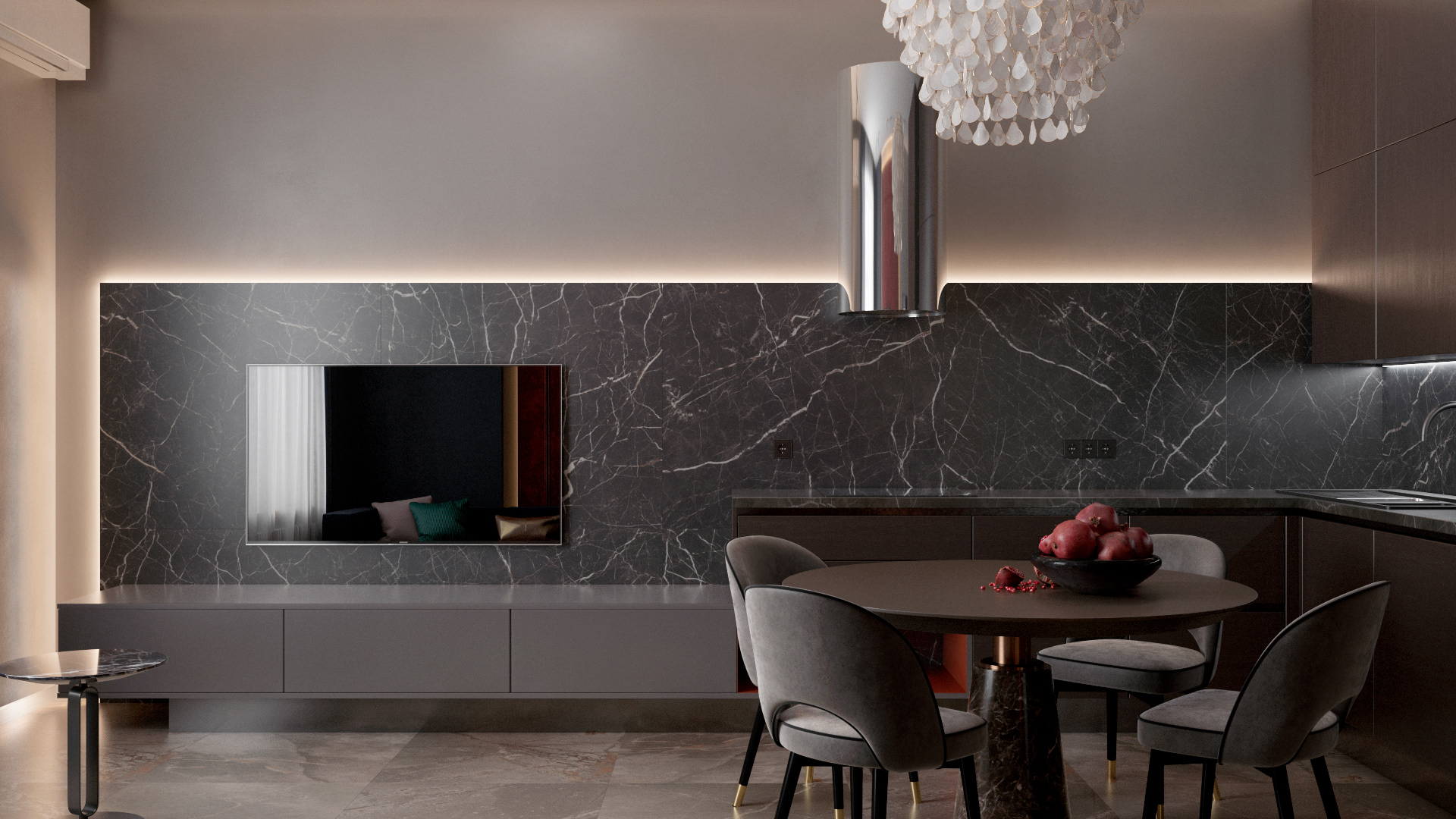 莫斯科100㎡住宅设计 永恒的经典！-6