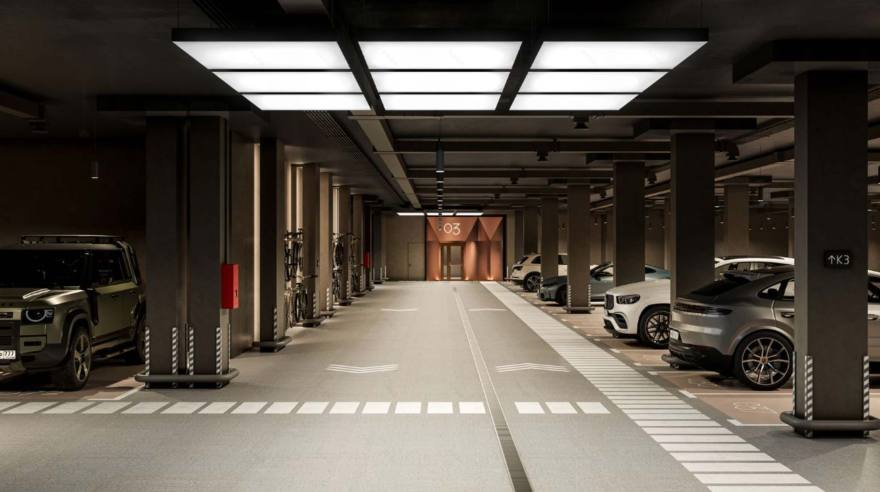 罗巴切夫斯基广场(小区门厅)丨BUROWHITE-22