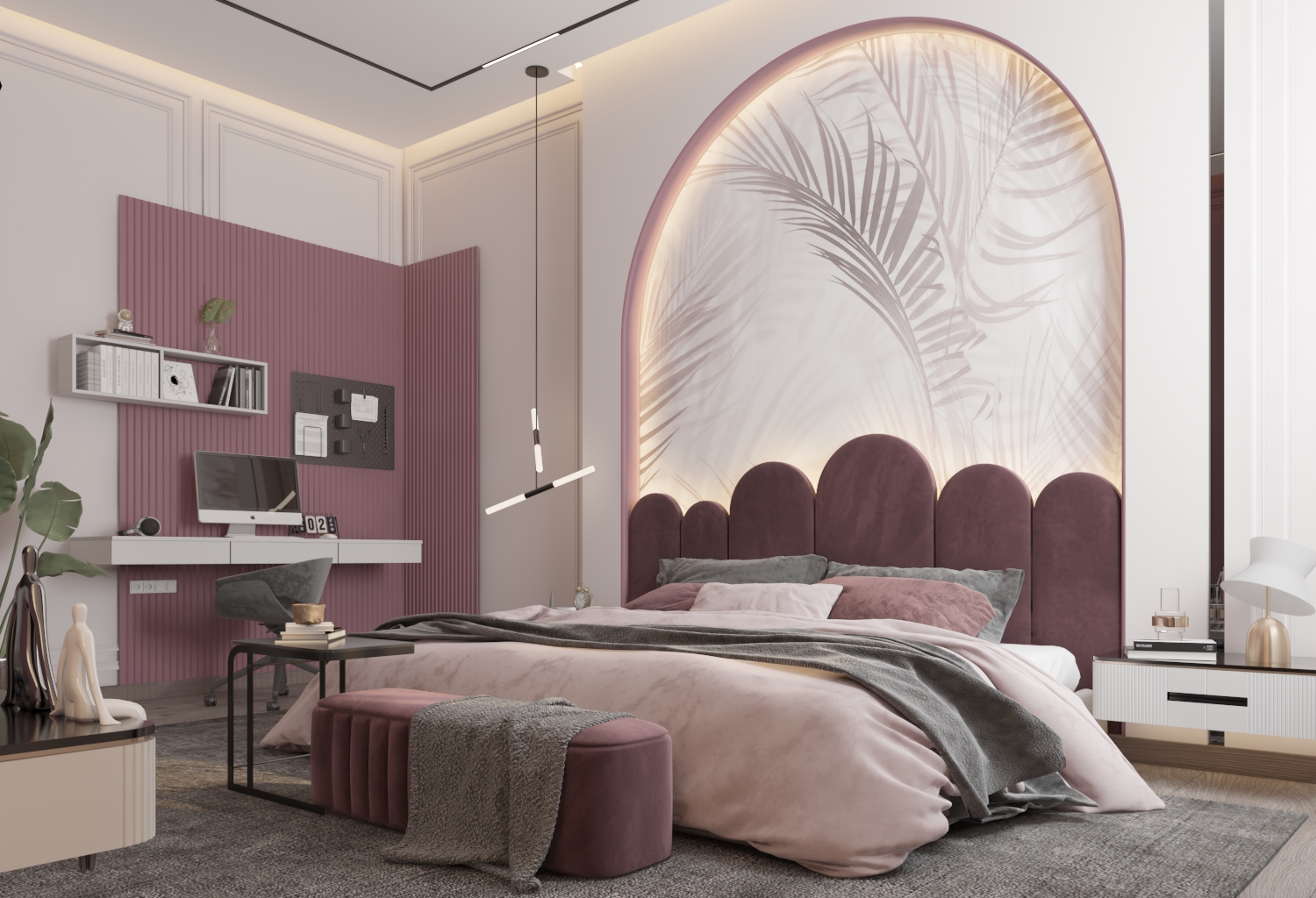 阿尔沙菲·莫特拉克·女孩卧室丨沙特阿拉伯丨MOHAMED AFIFI-7