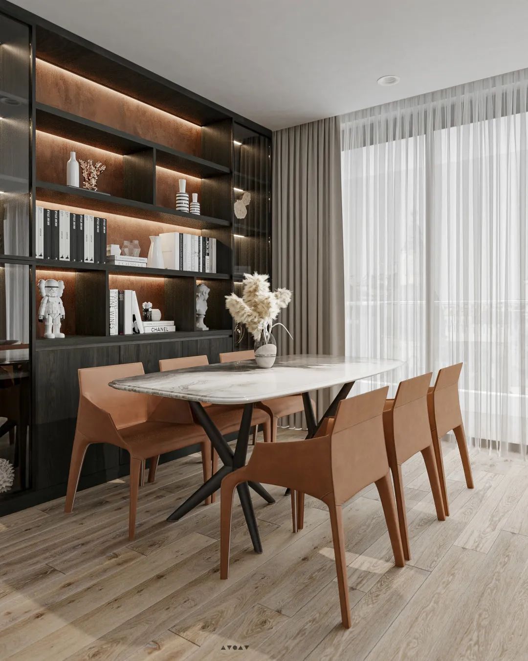 越南简约绿调两居室丨Elemental Design-8