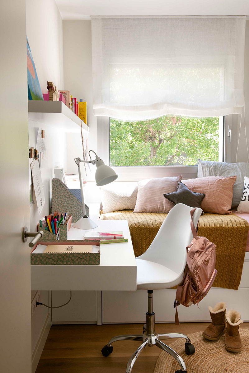 巴塞罗那智能温馨小户型家庭公寓设计-16