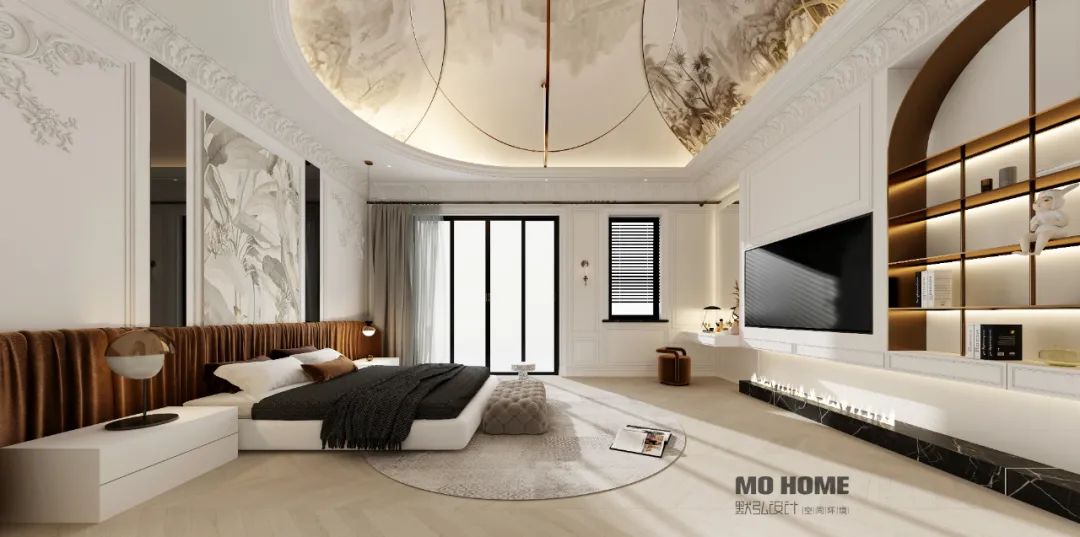 天津·武清尚清湾法式轻奢别墅丨中国天津丨默弘设计-37