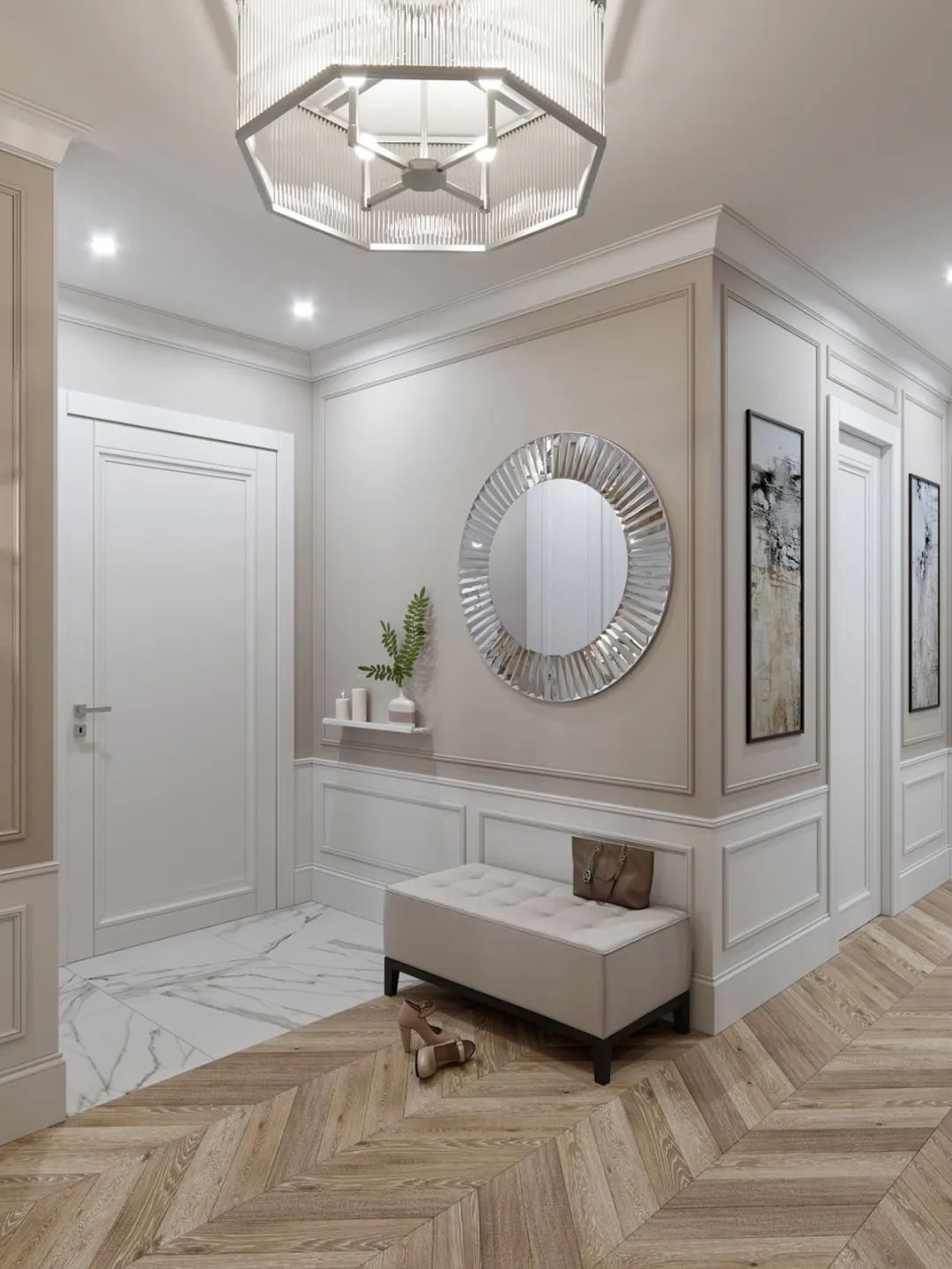 莫斯科现代轻奢高级质感的居住空间-36