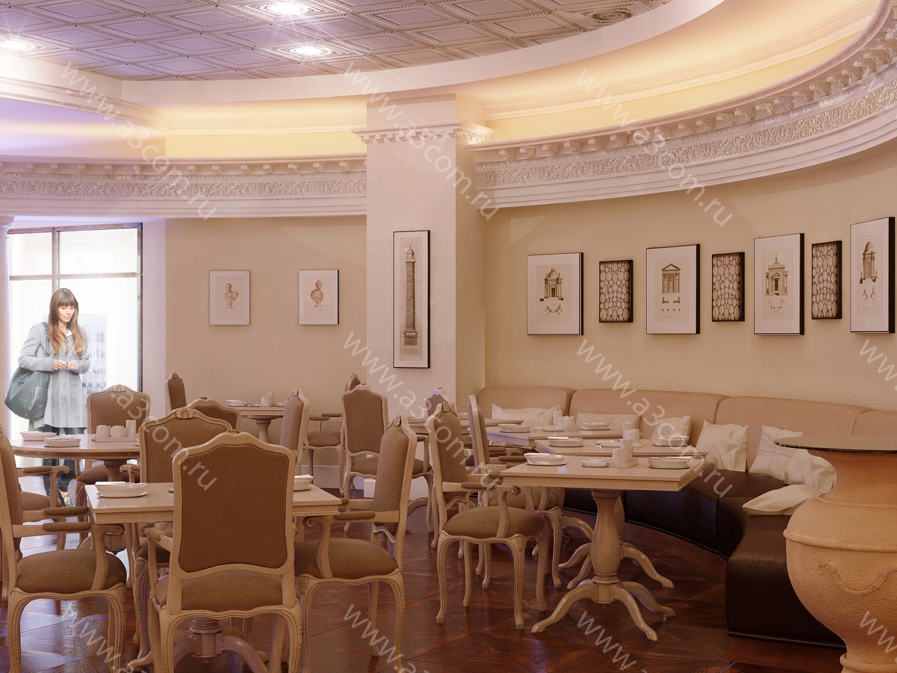 餐厅“Талавера”设计与装修项目丨俄罗斯莫斯科-5