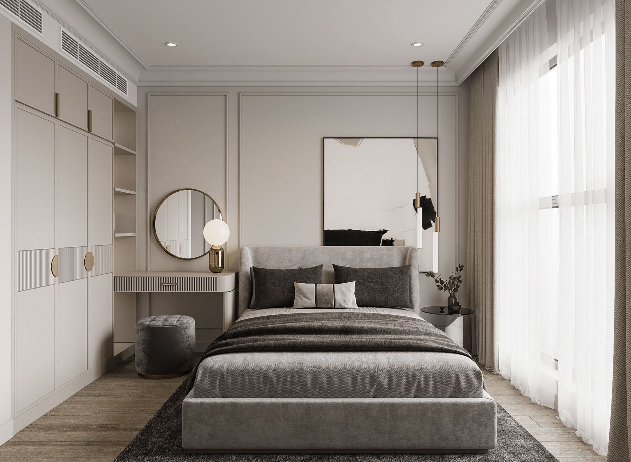 现代中性色系空间设计-10