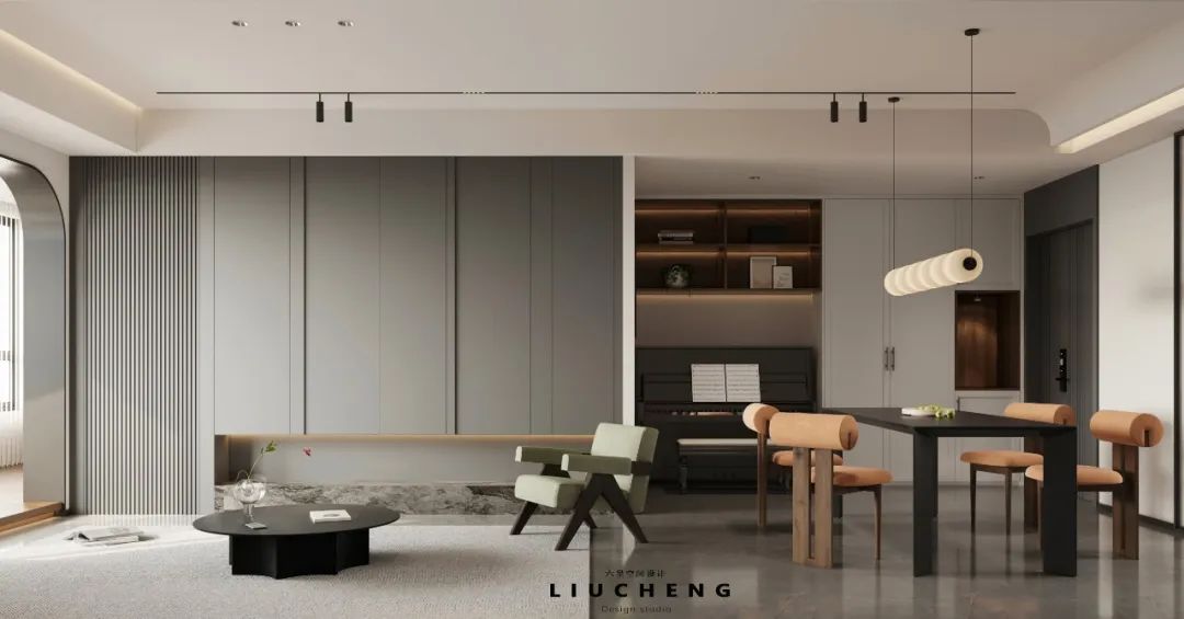 中海九樾精装改造丨六呈空间设计-26