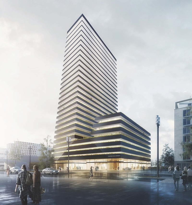 法兰克福保时捷住宅大厦丨德国法兰克福丨gruntuch ernst 建筑事务所-0