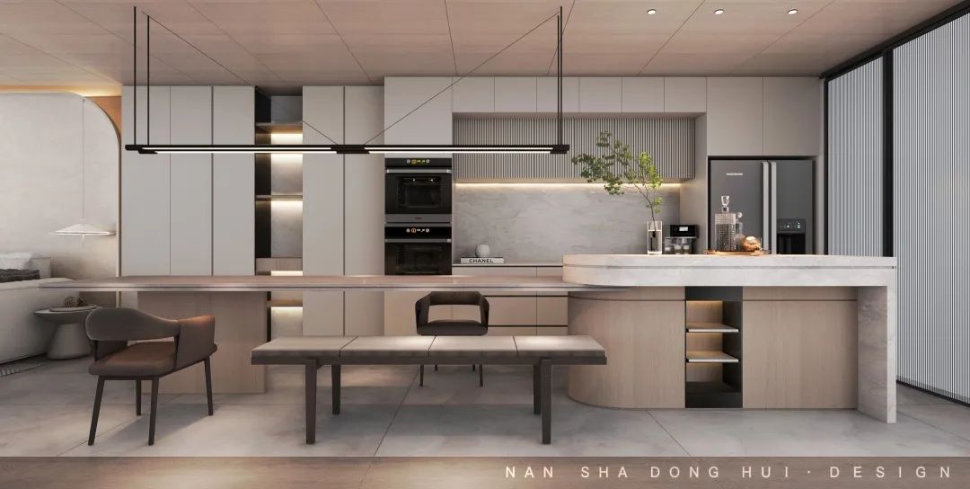 极简线条勾勒灵性空间丨南厦东辉设计-6