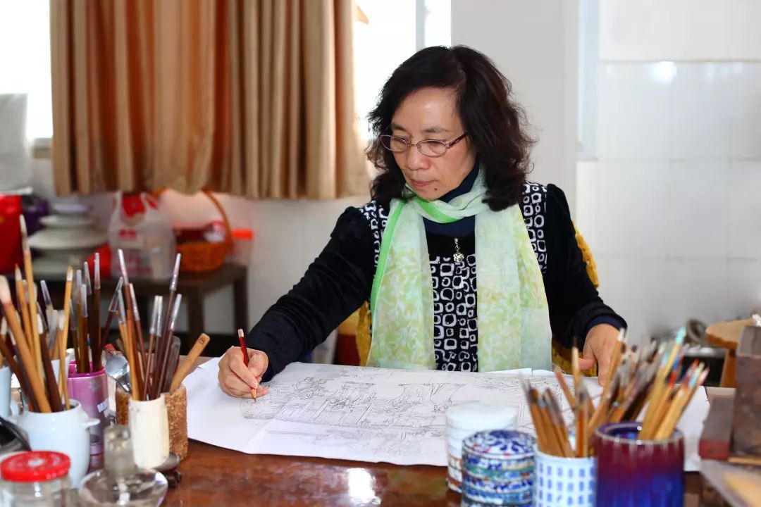 《版纳印象》瓷板画,传统广彩技艺与现代设计的完美结合-126