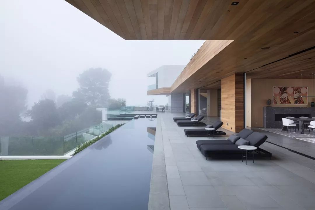 洛杉矶亿元豪宅 观景无边泳池-38