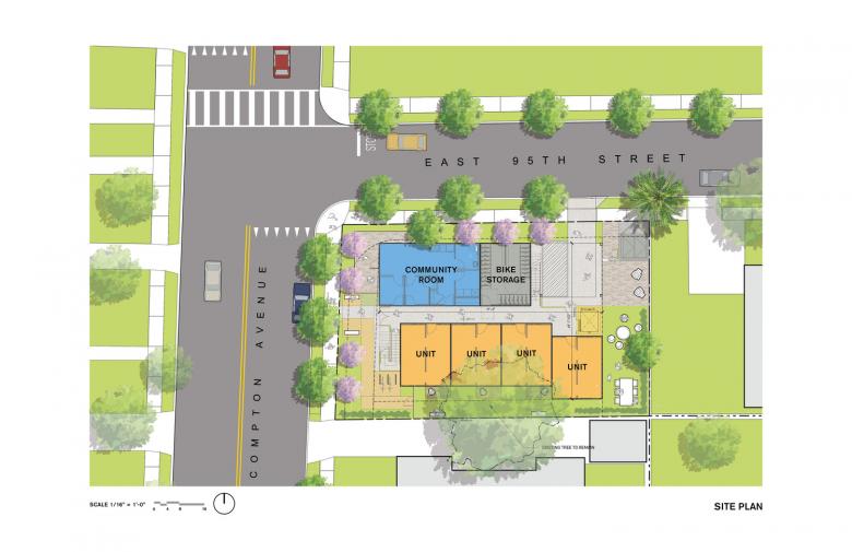 瓦茨工程支持性住房丨美国洛杉矶丨Studio One Eleven-27