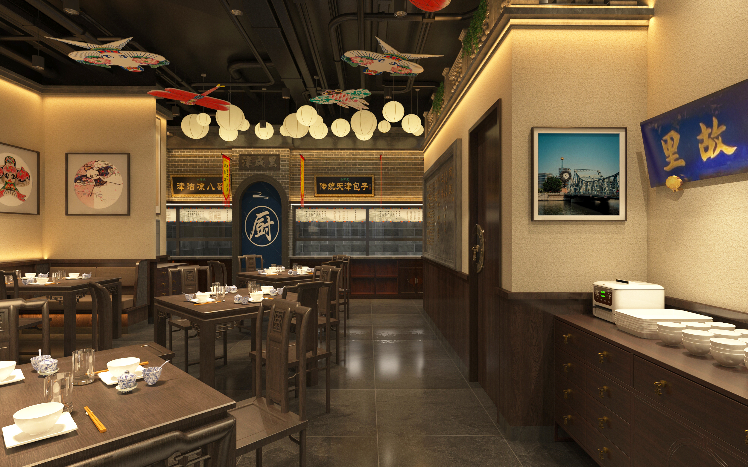 小津成天津包子（乐园店）丨蒙古丨内蒙古傲城建设工程有限公司-18