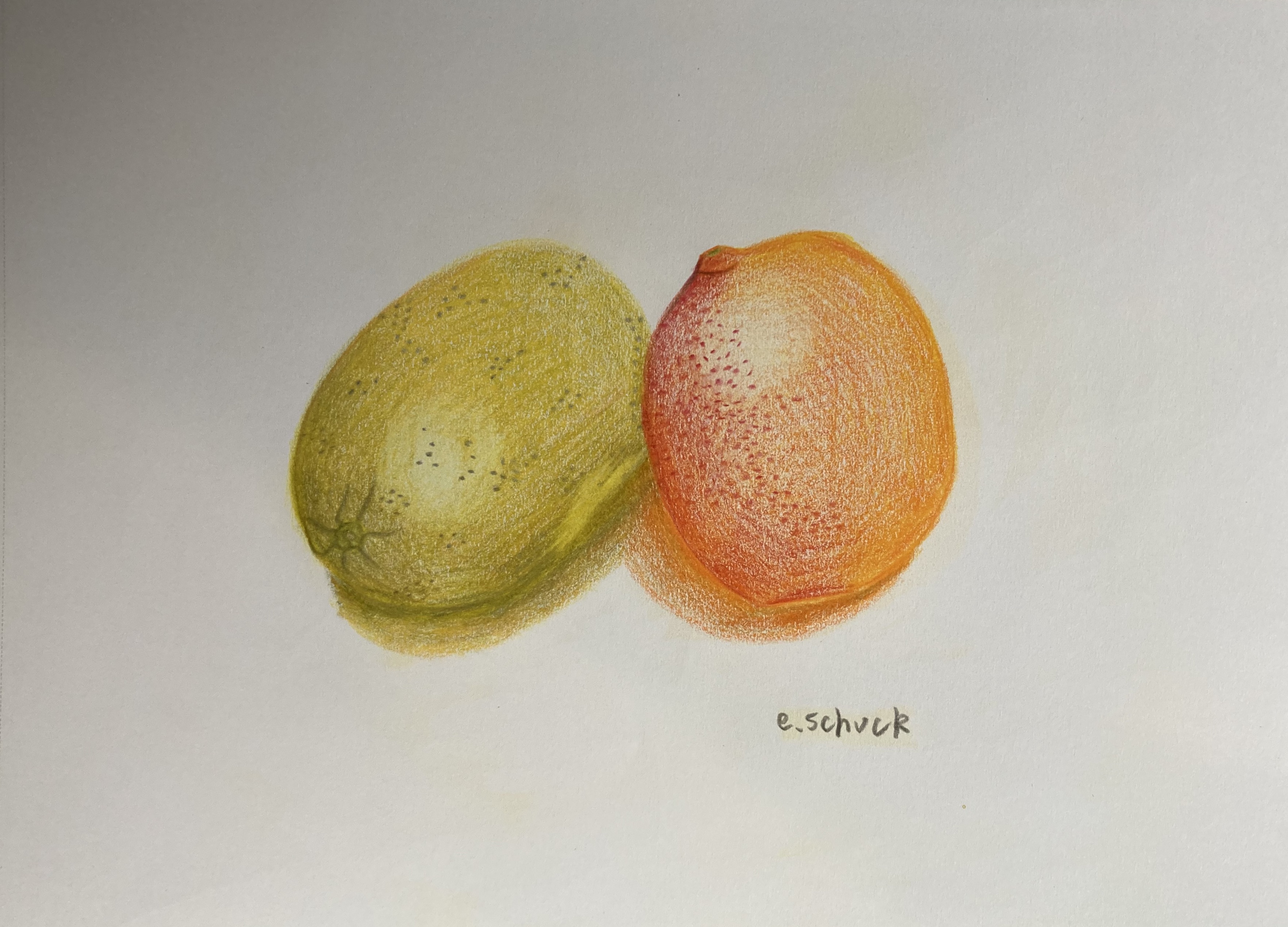 Essais aux Polychromos sur carnet A4...-10