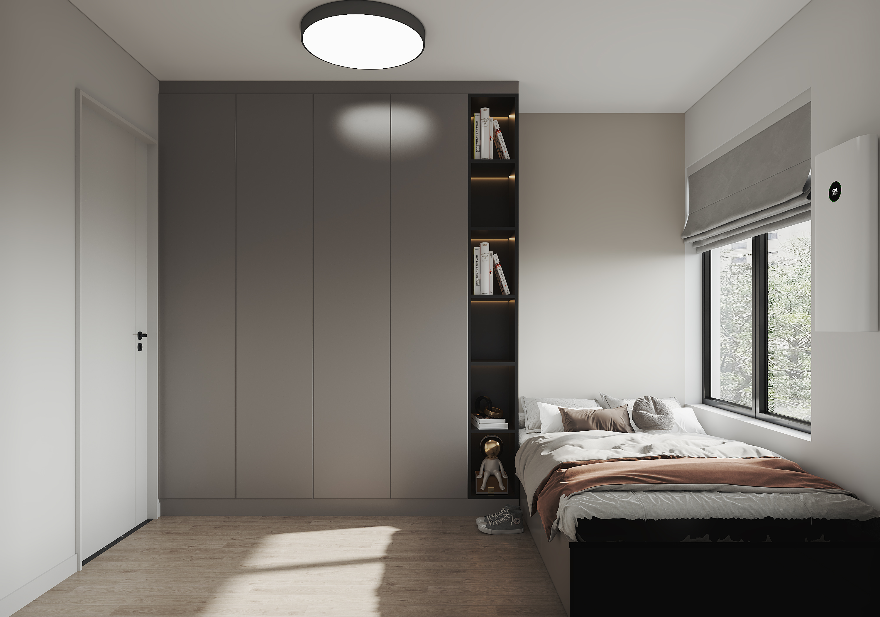 深圳如愿设计：87㎡现代简约风，原来生活可以这样简单-7