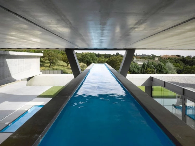 豪华别墅 现代风格马德里的个性住宅-12