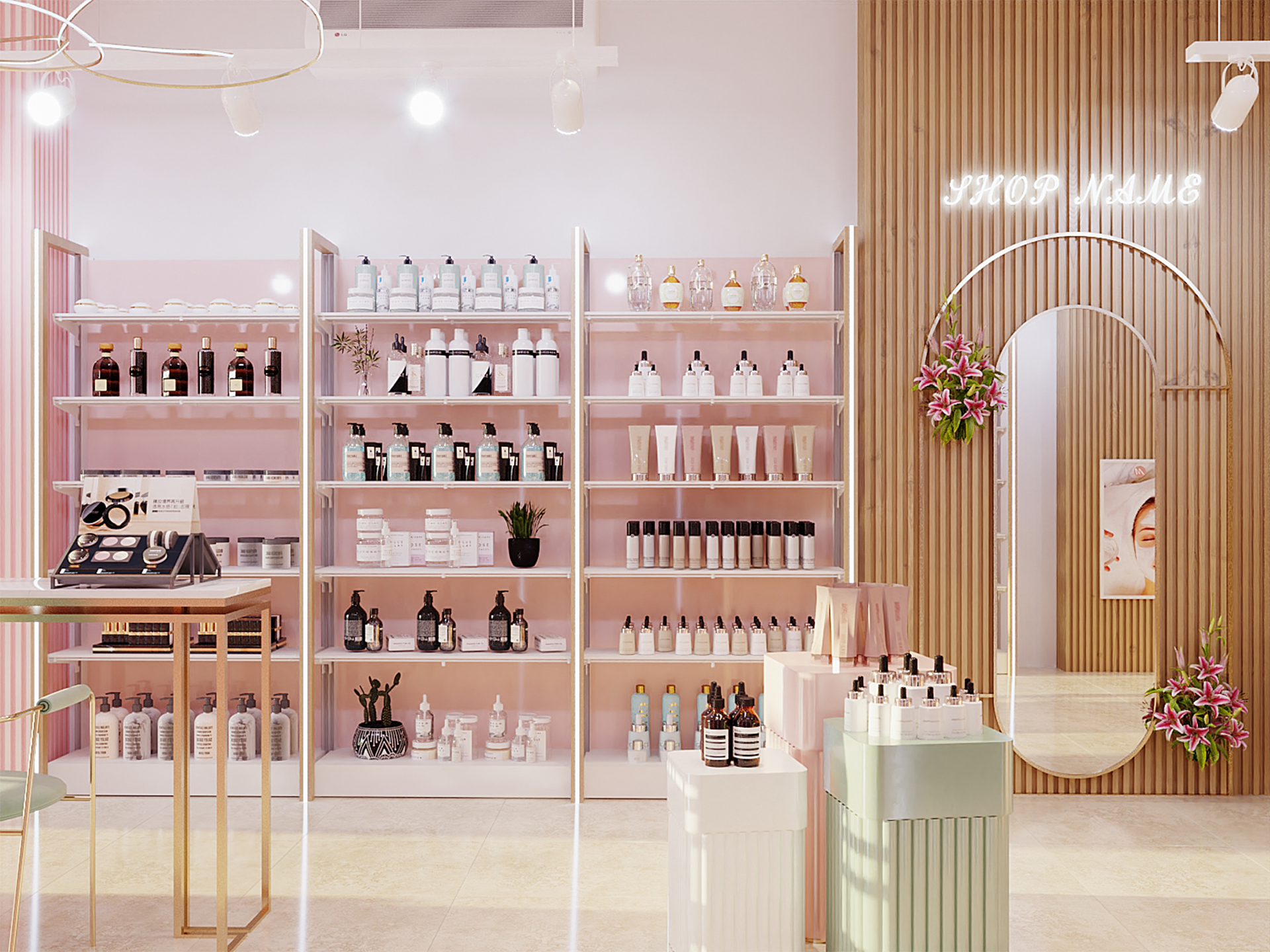 cosmetic center architecture - interior design-10