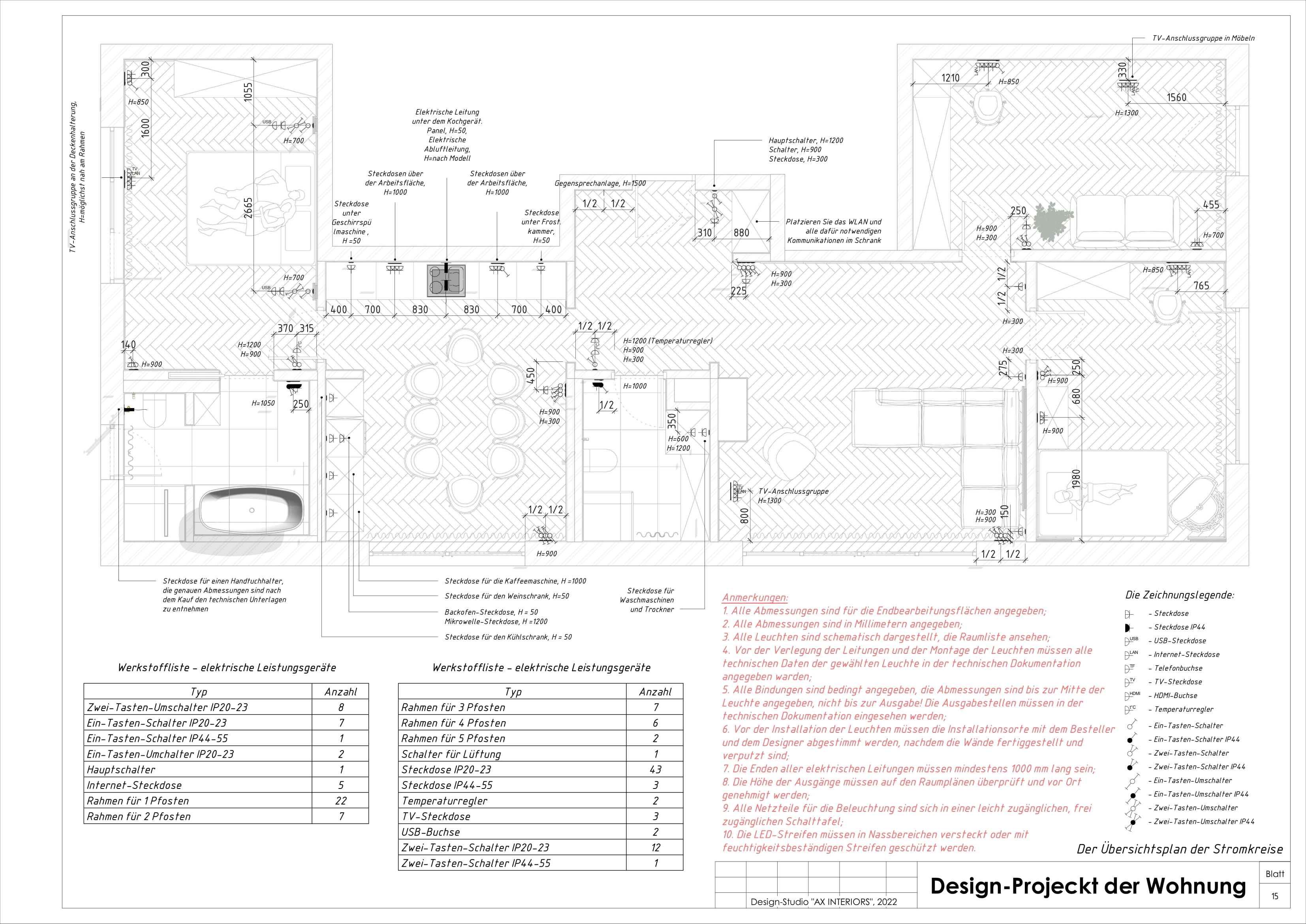 Drawings of an apartment in Germany-14