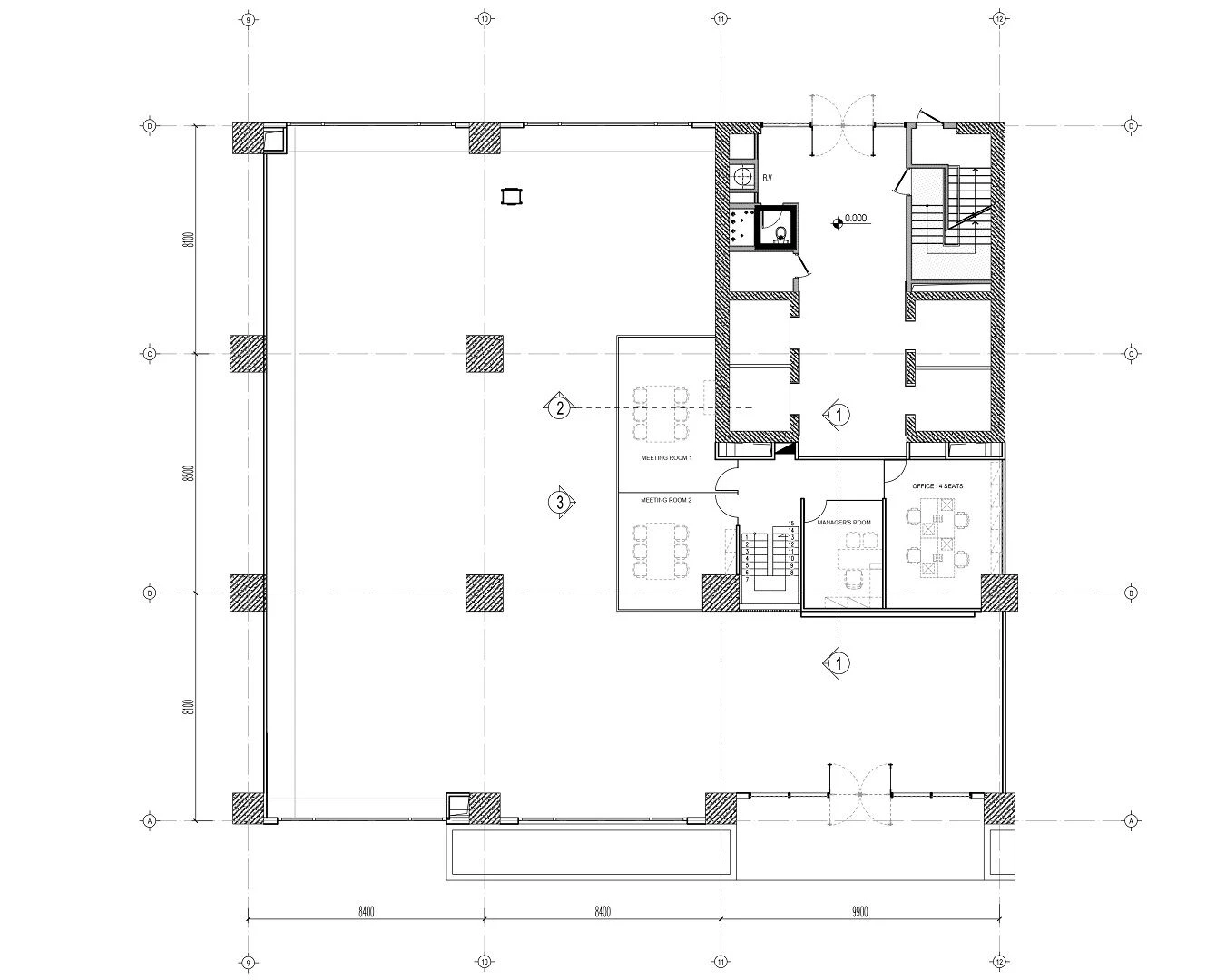 越南河内 Rehau 展示厅——创新材料展示与办公空间的完美融合-33