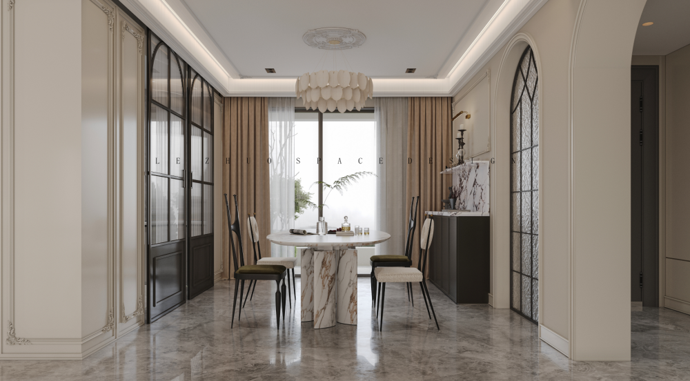 乐卓空间 · 苏宁檀悦 189㎡现代法式-14