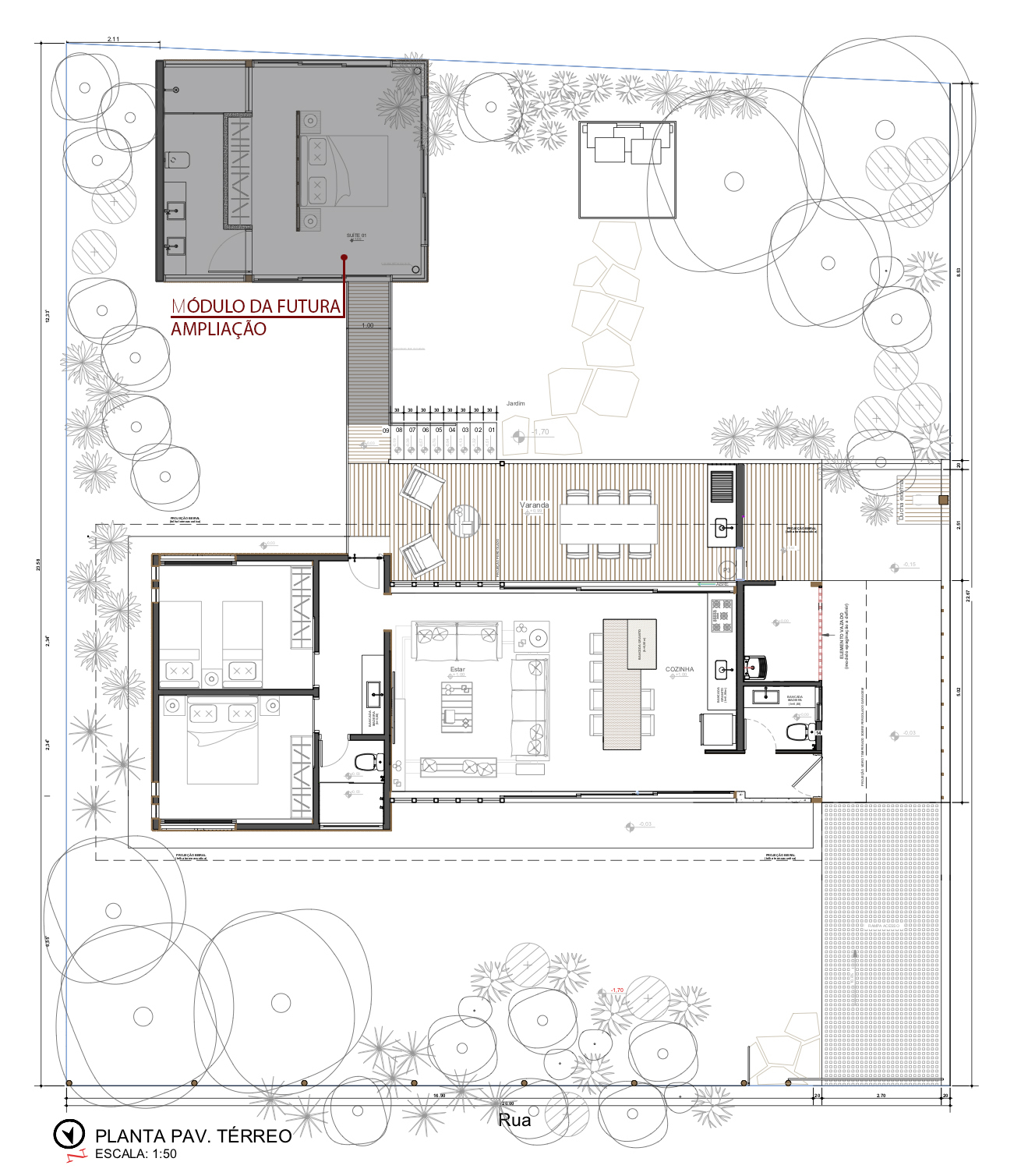 巴西绿意盎然的海岸线上的生态家园-5