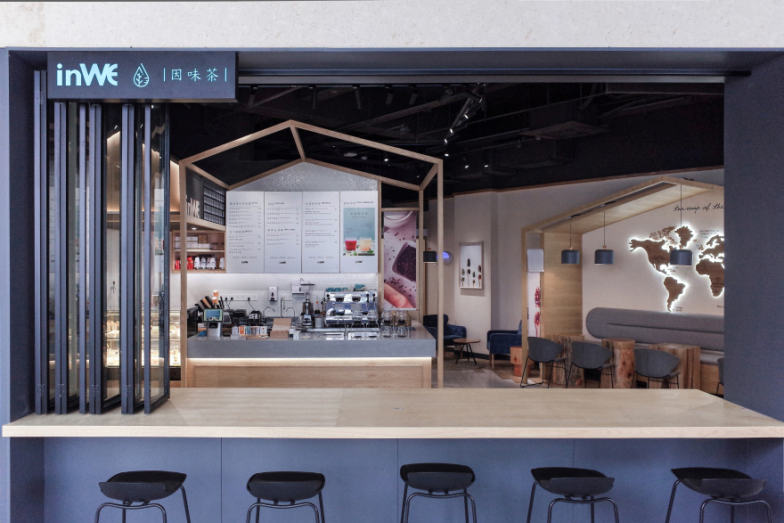 杭州网红风茶饮店 梁仓空间设计-9