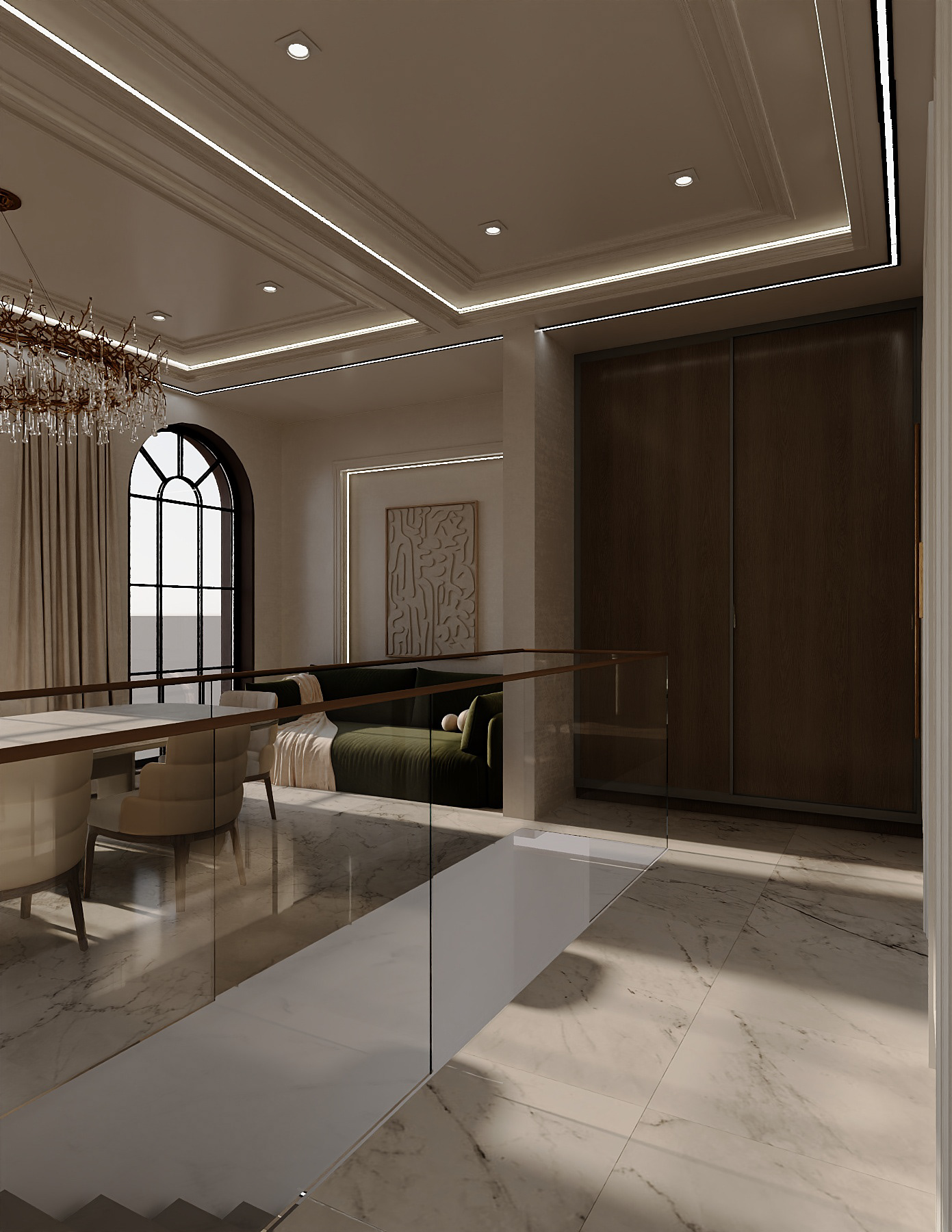 Living Room Design Neo Classic-6
