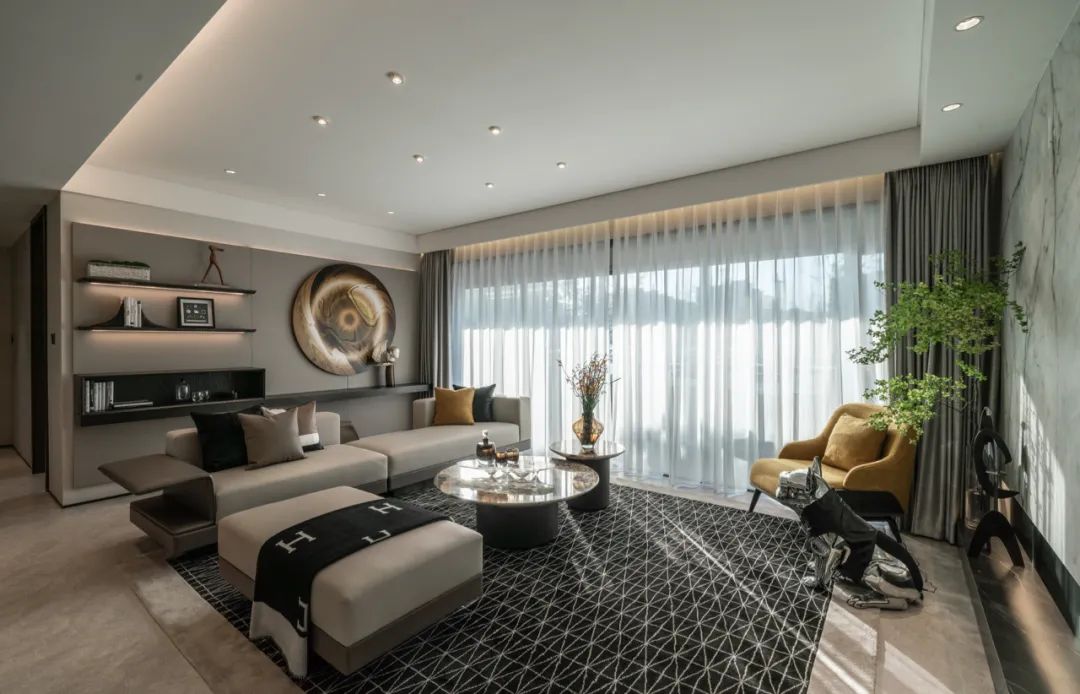 金茂南京云萃府样板间丨中国南京丨牧笛设计,赛瑞迪普空间设计-11