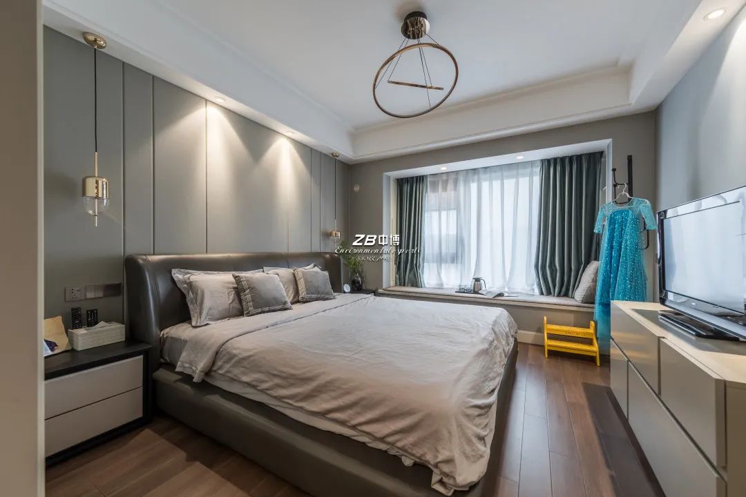 ZB design | 同事115平超有质感的轻奢风，效果好到没朋友！-48