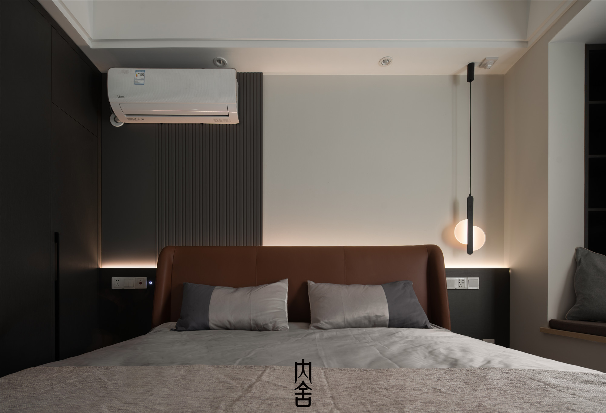 黑白灰简约住宅丨内舍软装陈书萧-21