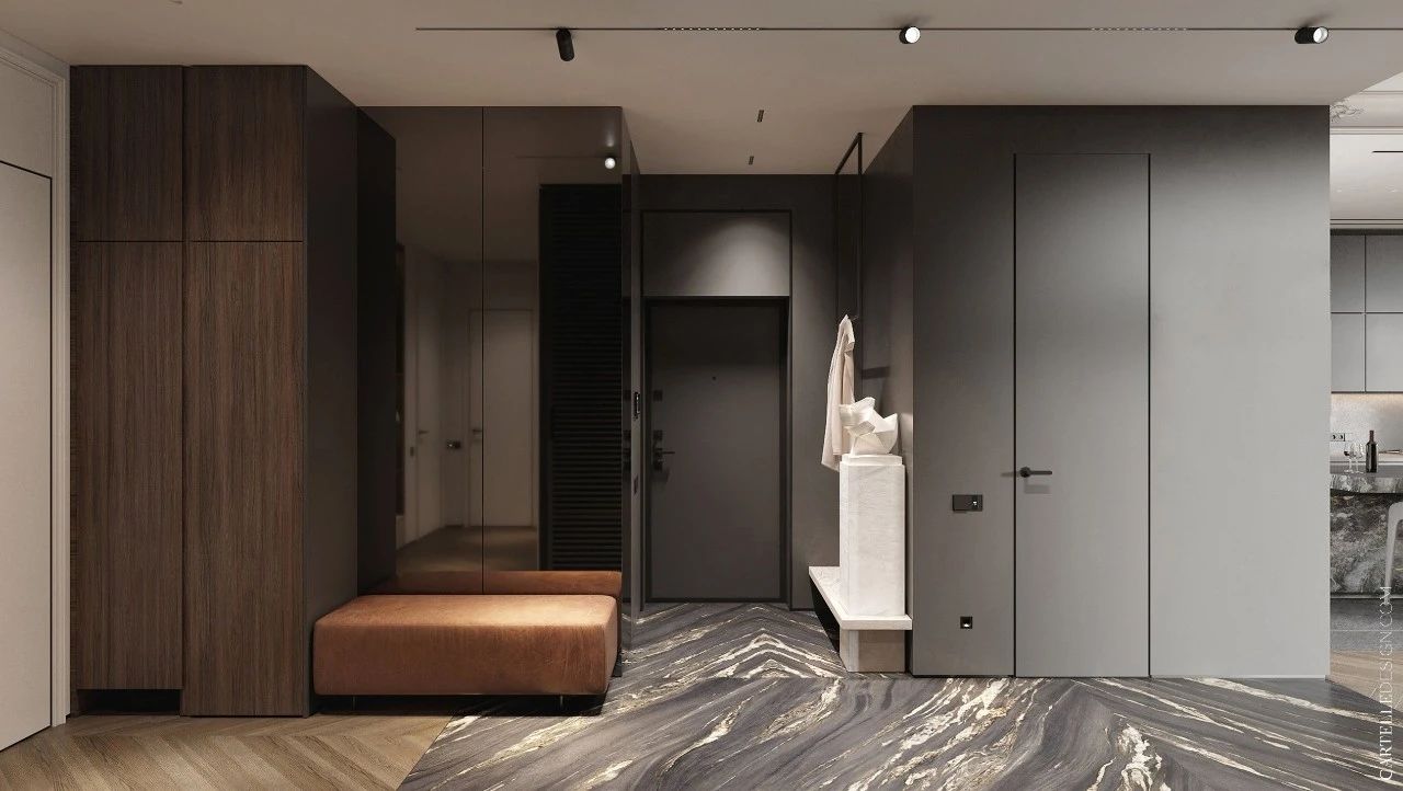 168㎡高级灰空间设计丨Cartelle Design-17