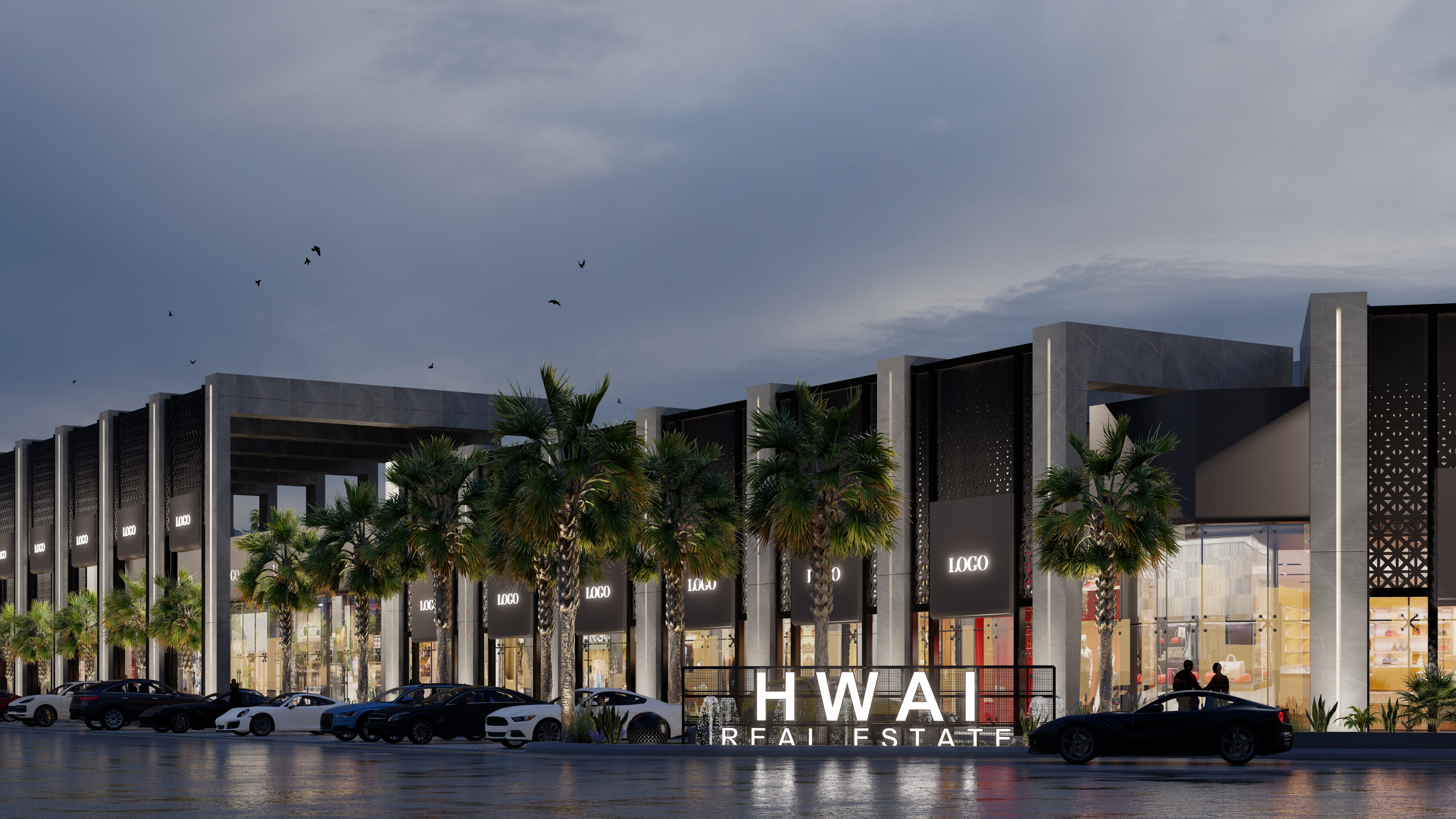 Strip Mall in Riyadh Saudi Arabia-6