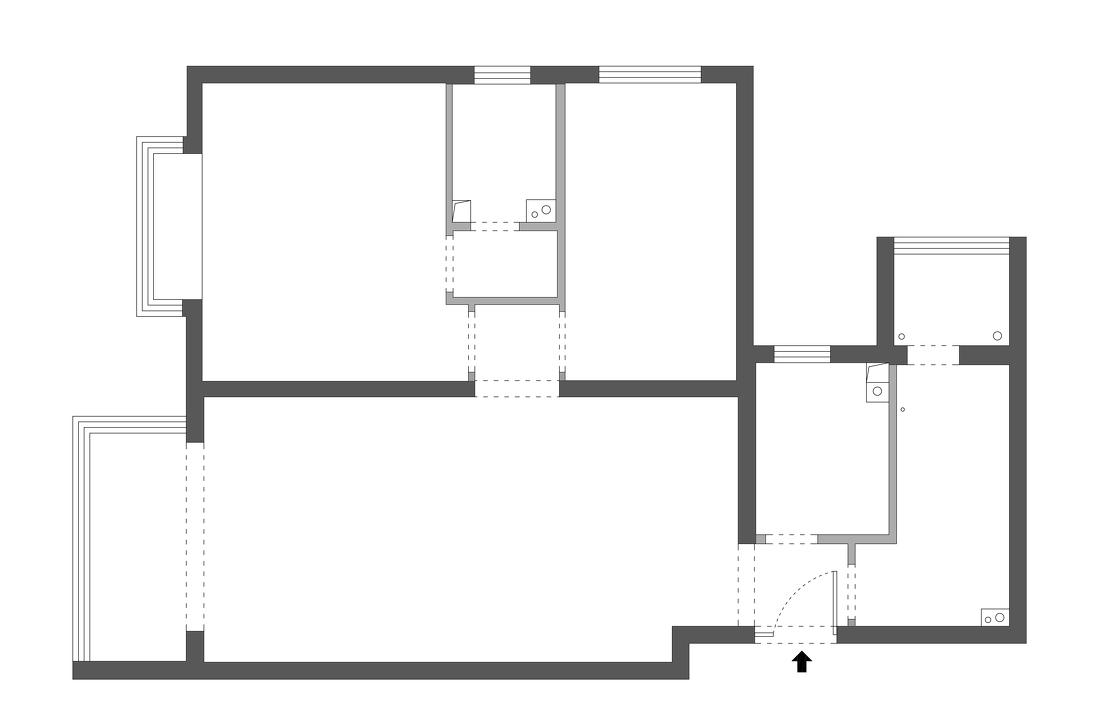 复古墨绿·古铜居住空间设计-0
