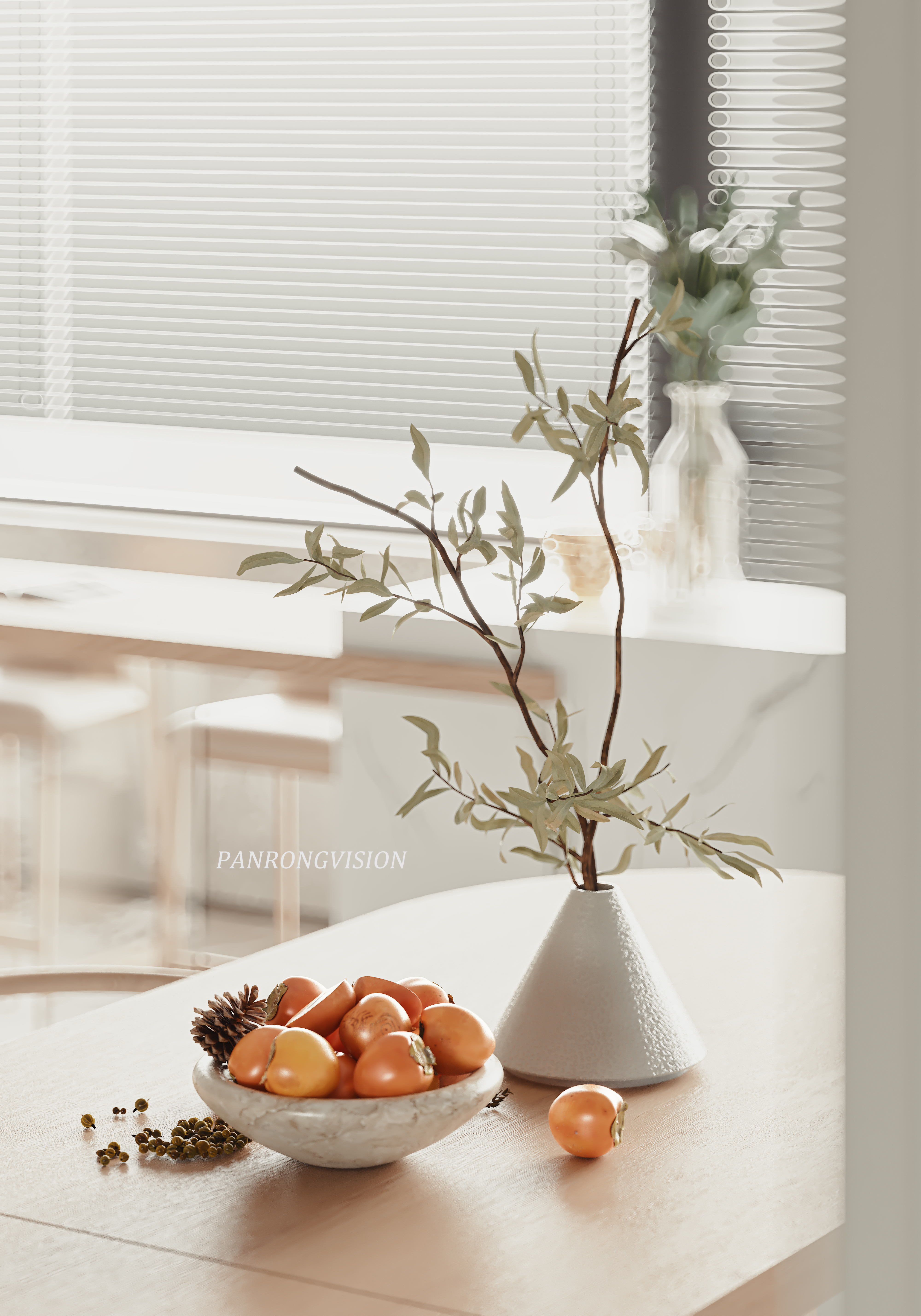 现代侘寂空间 | 3DMAX2019 打造极致美感-9