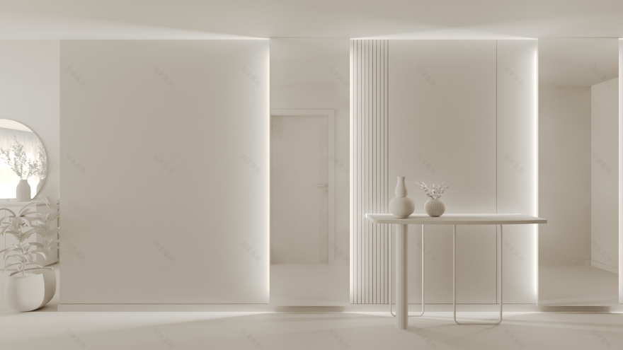 Essência Visual: Estudo Volumétrico de Interiores-3