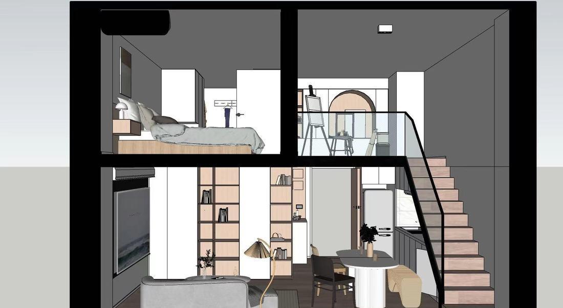 Loft公寓设计丨中国合肥丨合肥容与设计-10