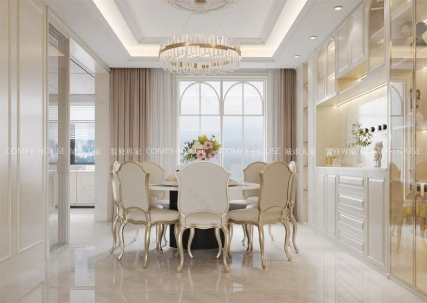 【济水上苑】270㎡丨解锁美式轻奢家装密码,打造你的格调之居-45
