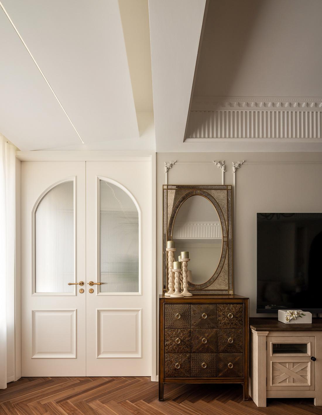 复古美式田园四室两厅设计-20