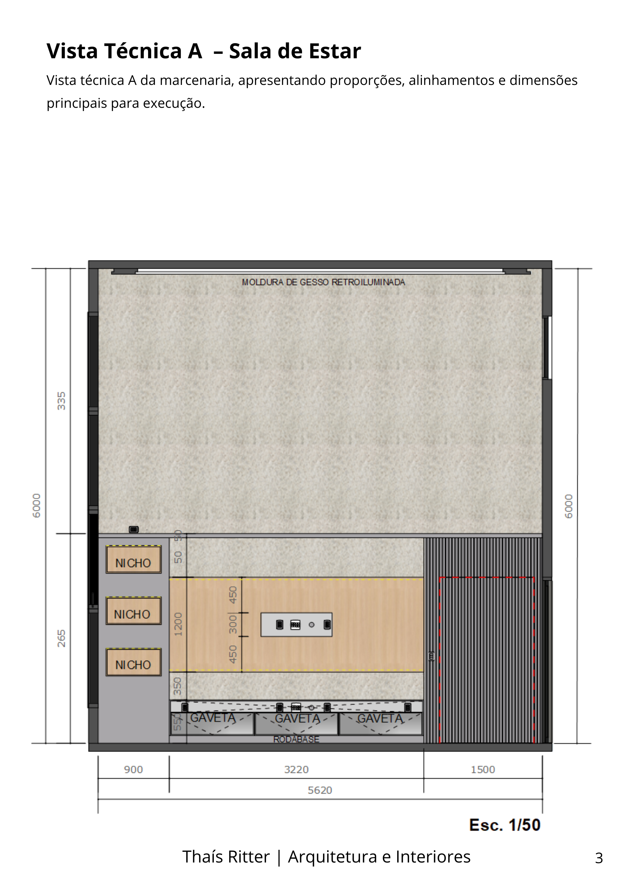 Sala de Estar | Projeto Executivo de Marcenaria-3
