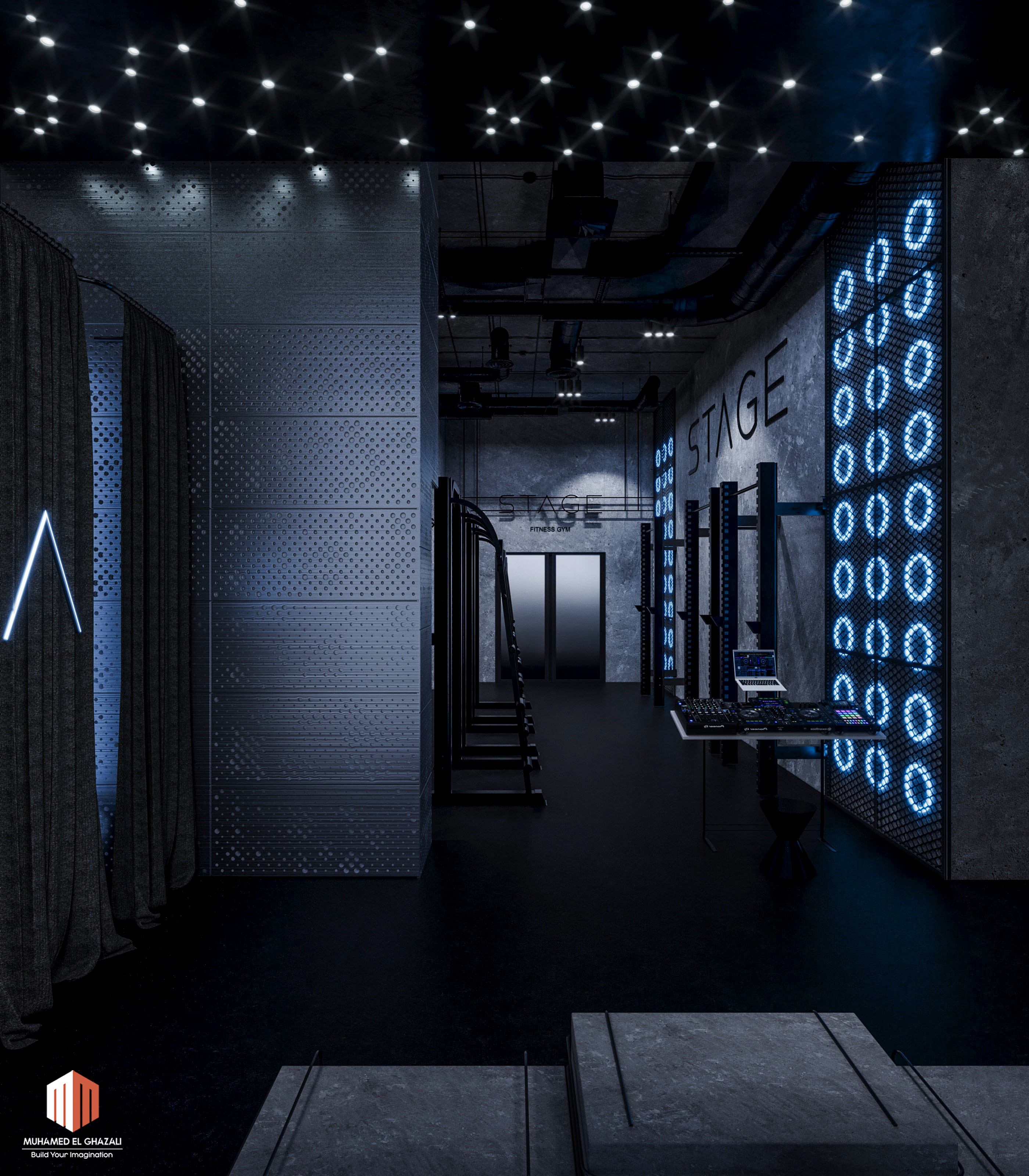 健身房设计丨卡塔尔-24