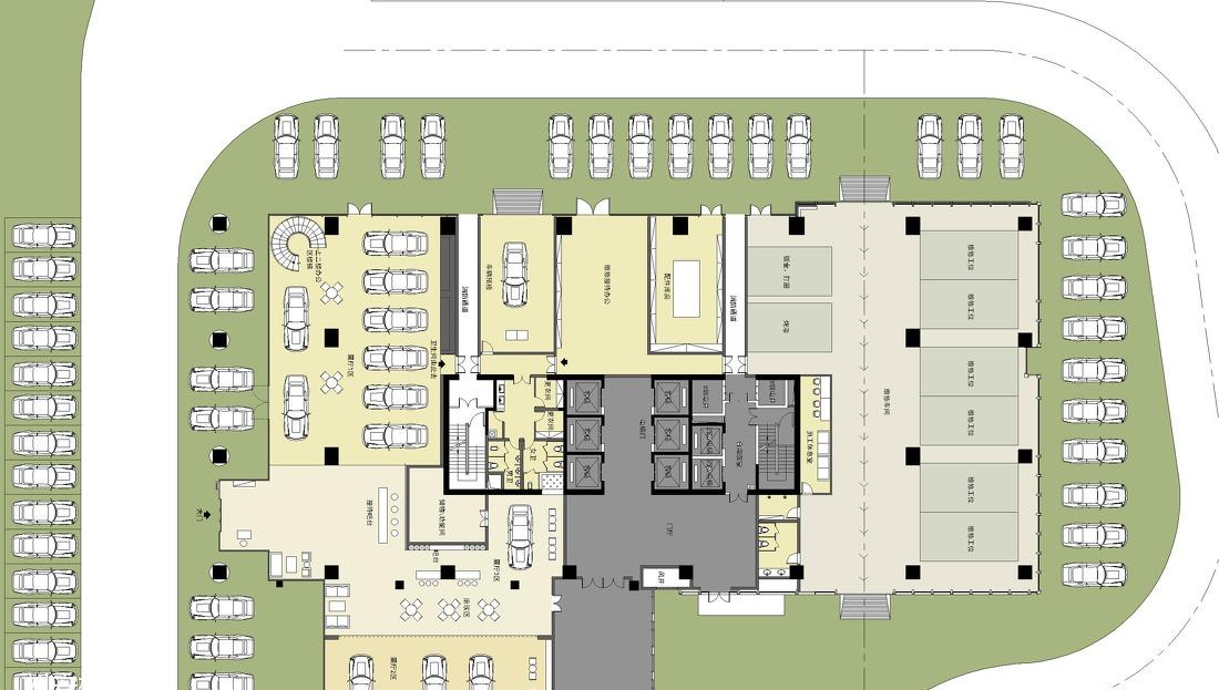宝马 4S 店中达蓉宝店室内设计亮点解读-4