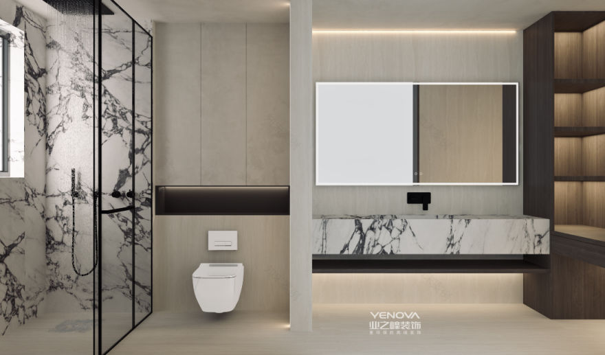 意式轻奢誉峰别墅丨黄旭-40