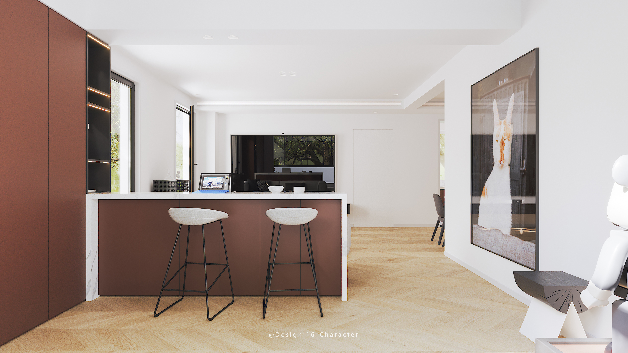 极简红白空间 | 少即是多，热烈与纯洁的碰撞-18