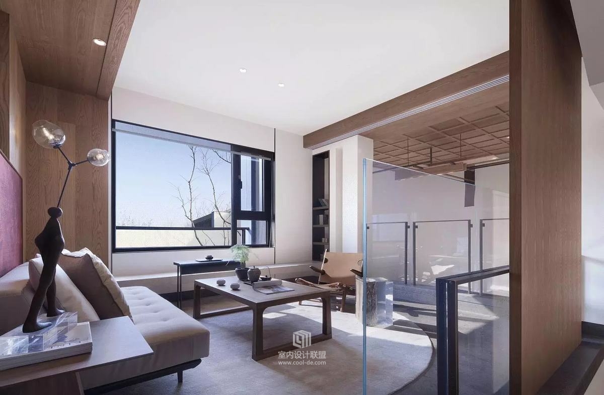 琚宾 新作--郑州美景东望别墅“二木”-35