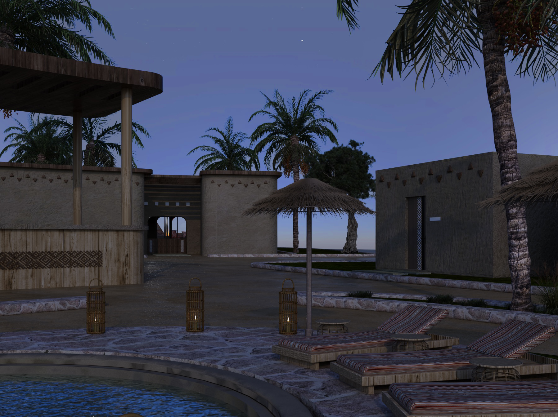 度假民宿丨埃及丨赫尔万大学美术学院-31