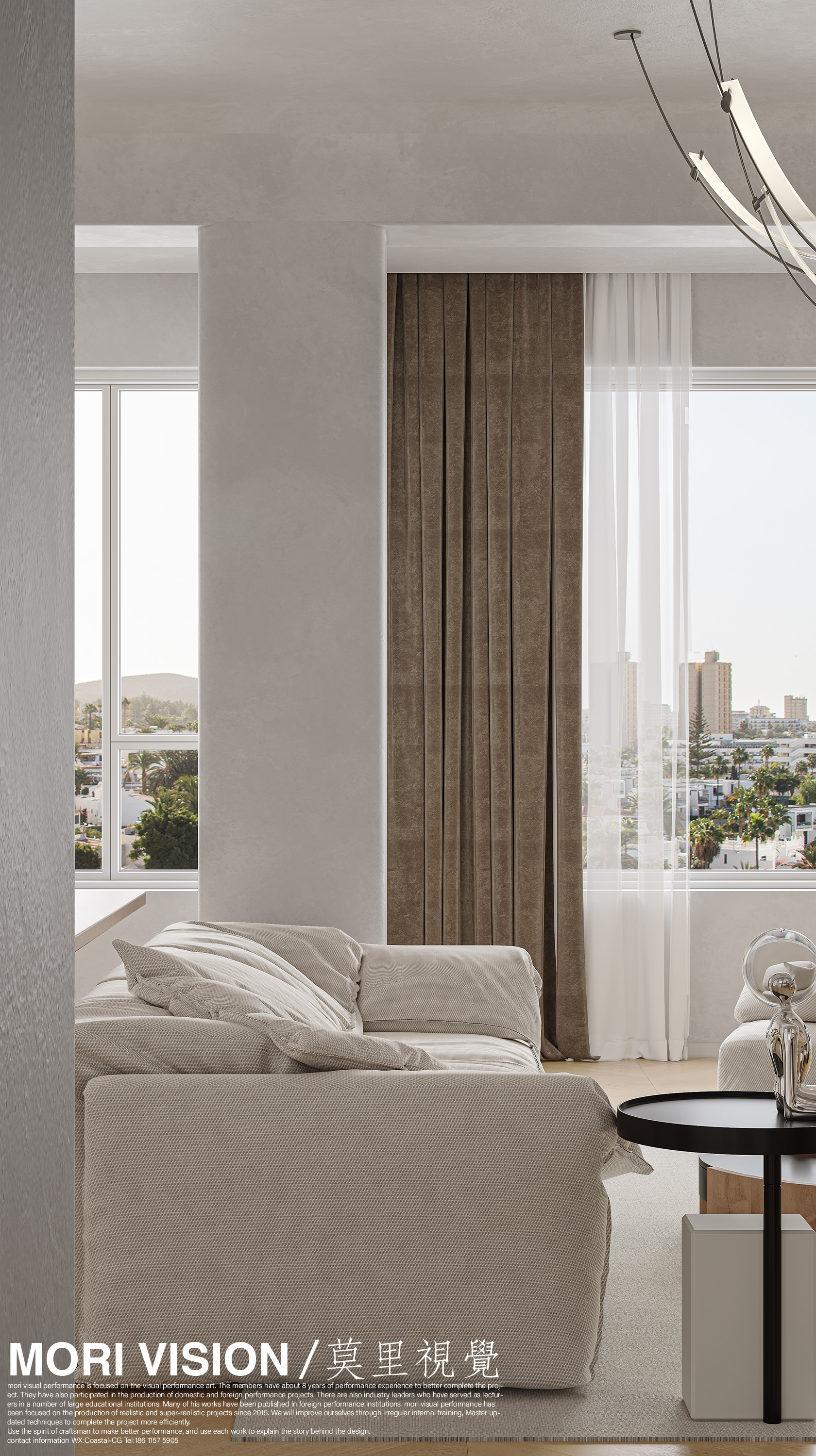 极简原木风室内设计丨莫里工作室-14