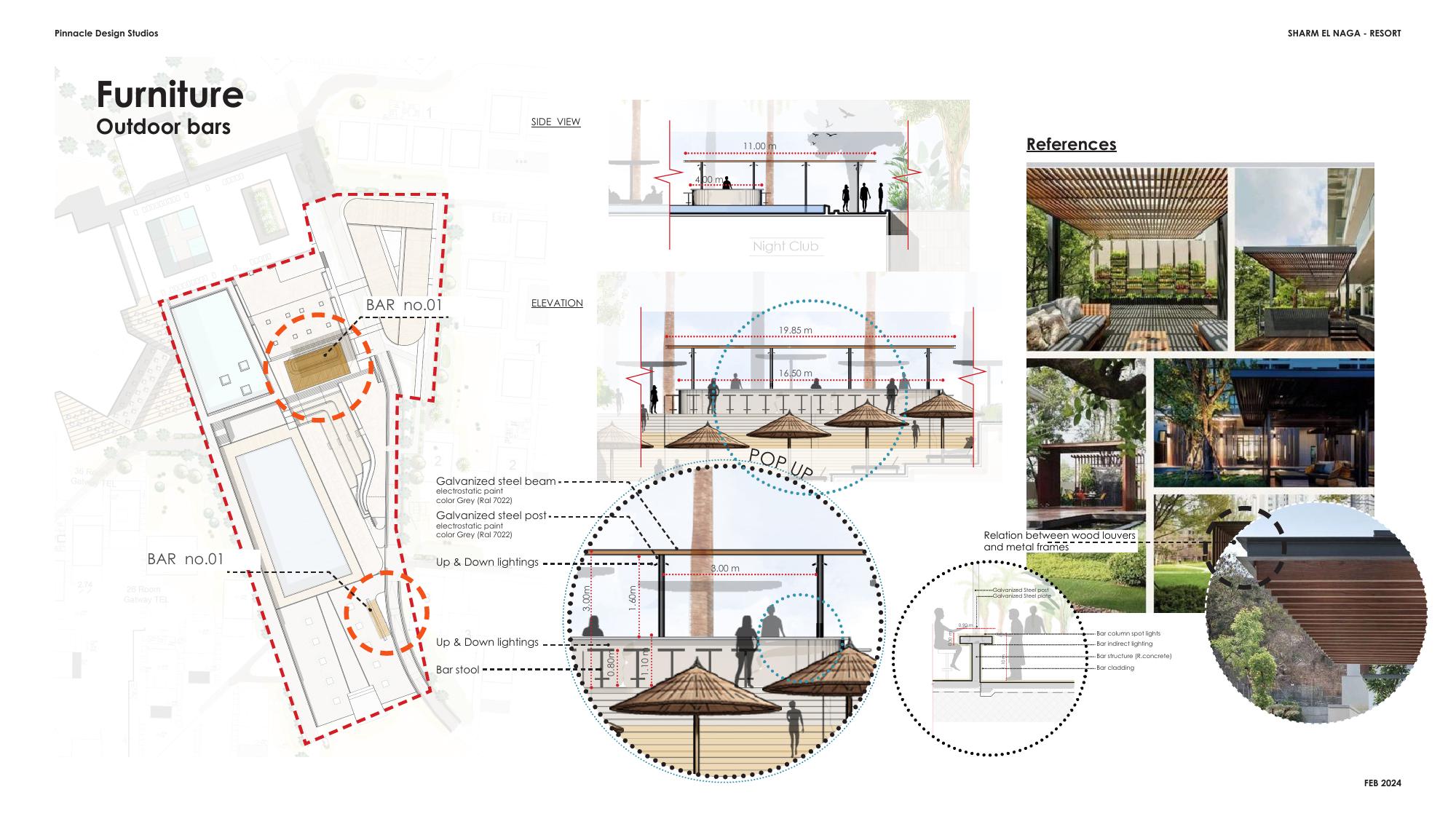 豪华酒店景观概念设计丨埃及丨Pinnacle Design Studio-50