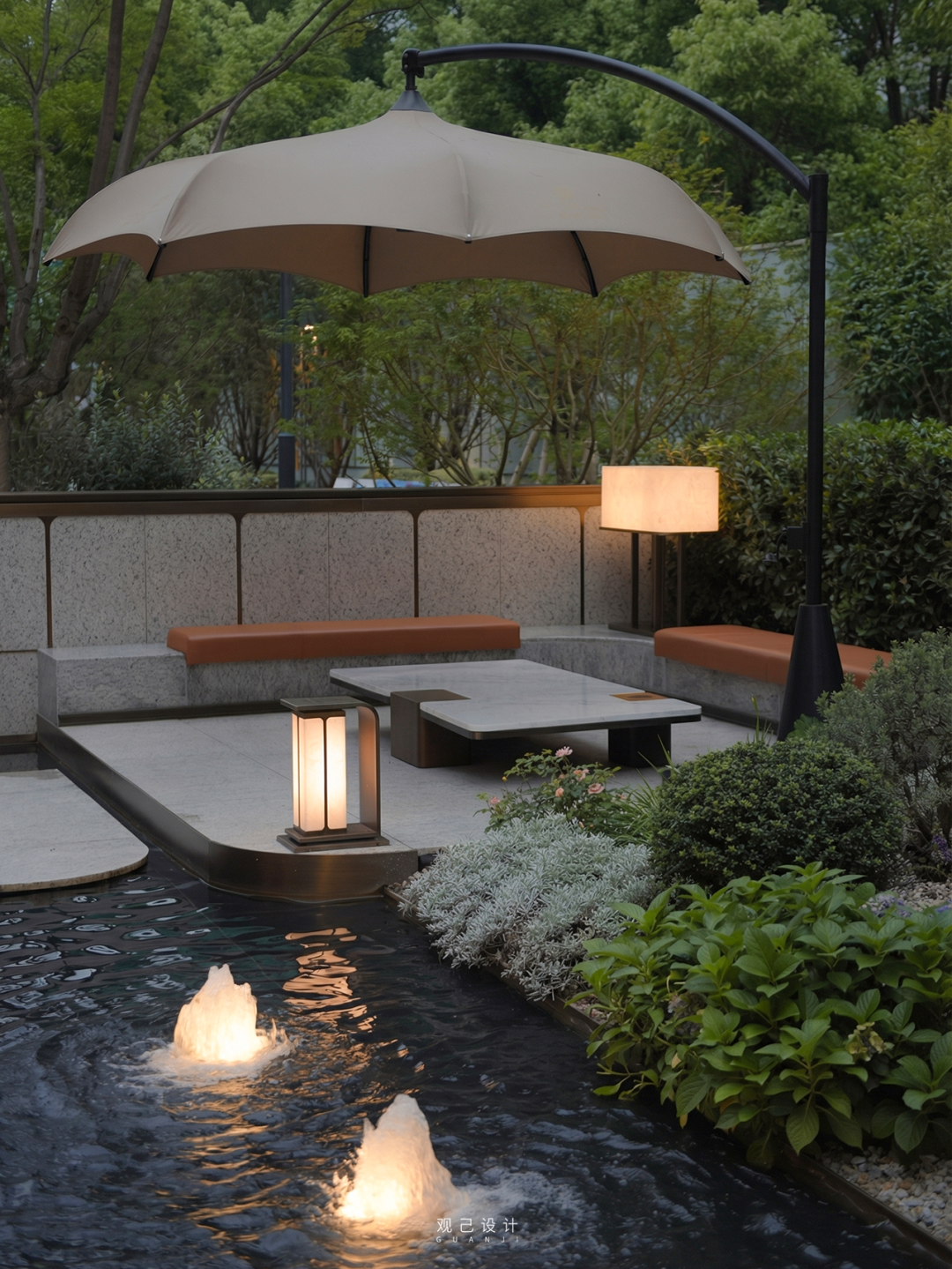 成都绿城润百合丨中国成都丨广州观己景观设计有限公司-35