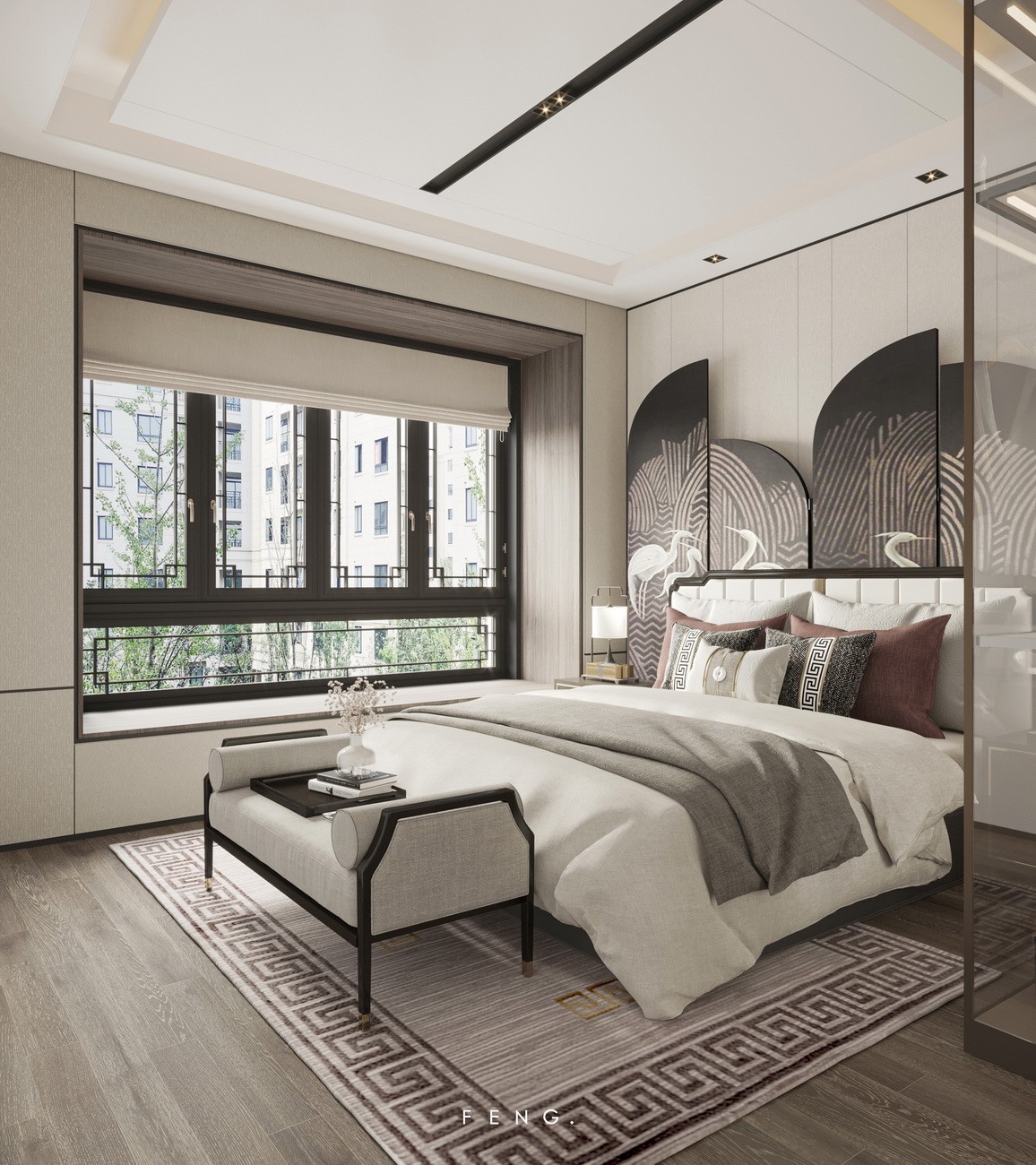 现代中式·总裁府邸 · 卓越海畔山复式样板房丨中国中山丨锋 FENG.-38