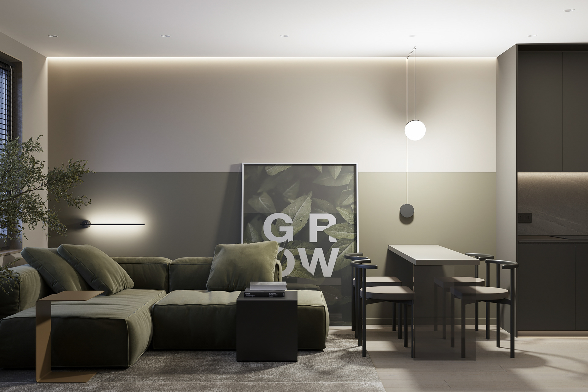 小平米一居室设计 超独特的住宅-2