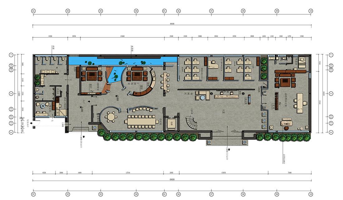 云浮新联益石材办公楼展示设计-32